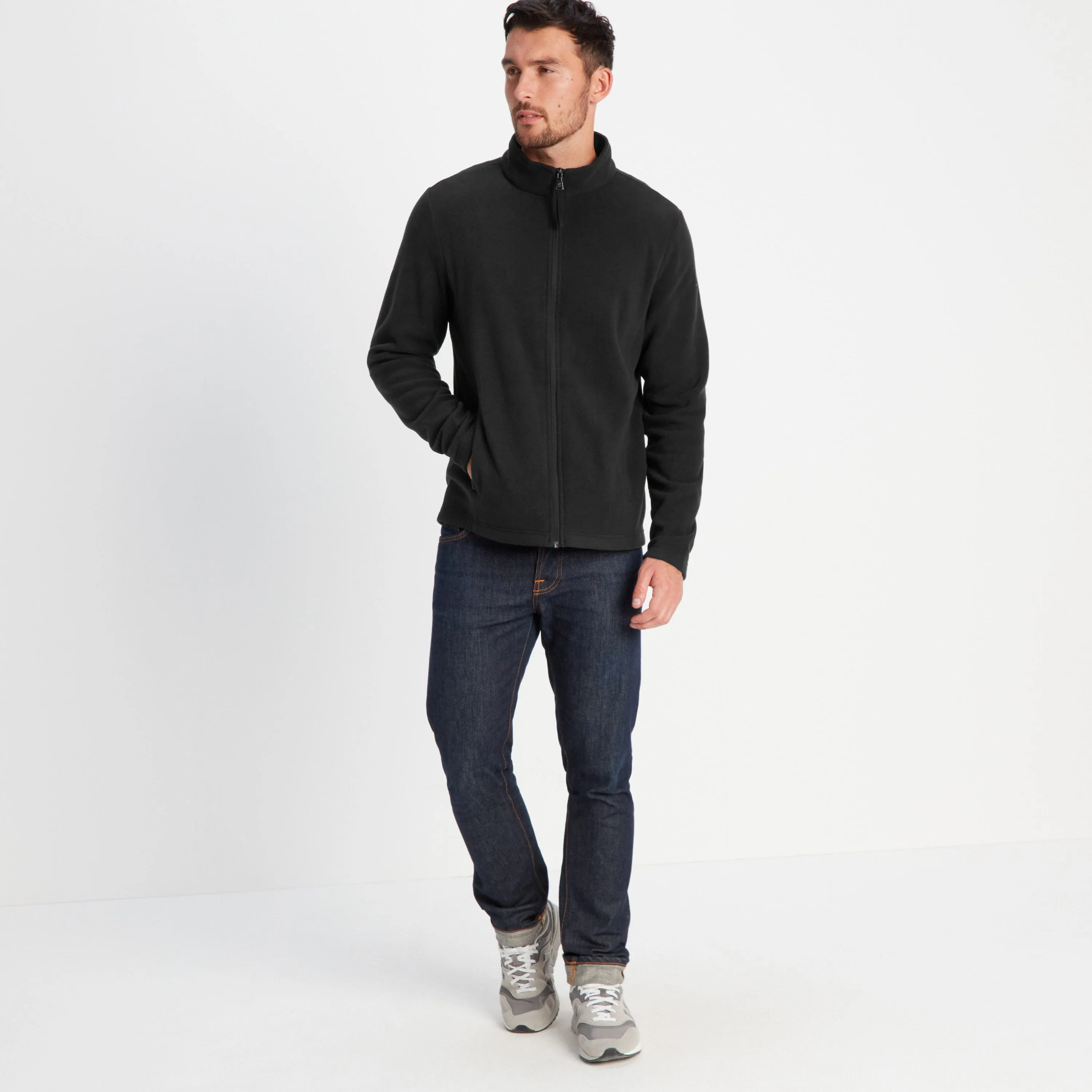 Revive Mens Fleece Jacket - Black