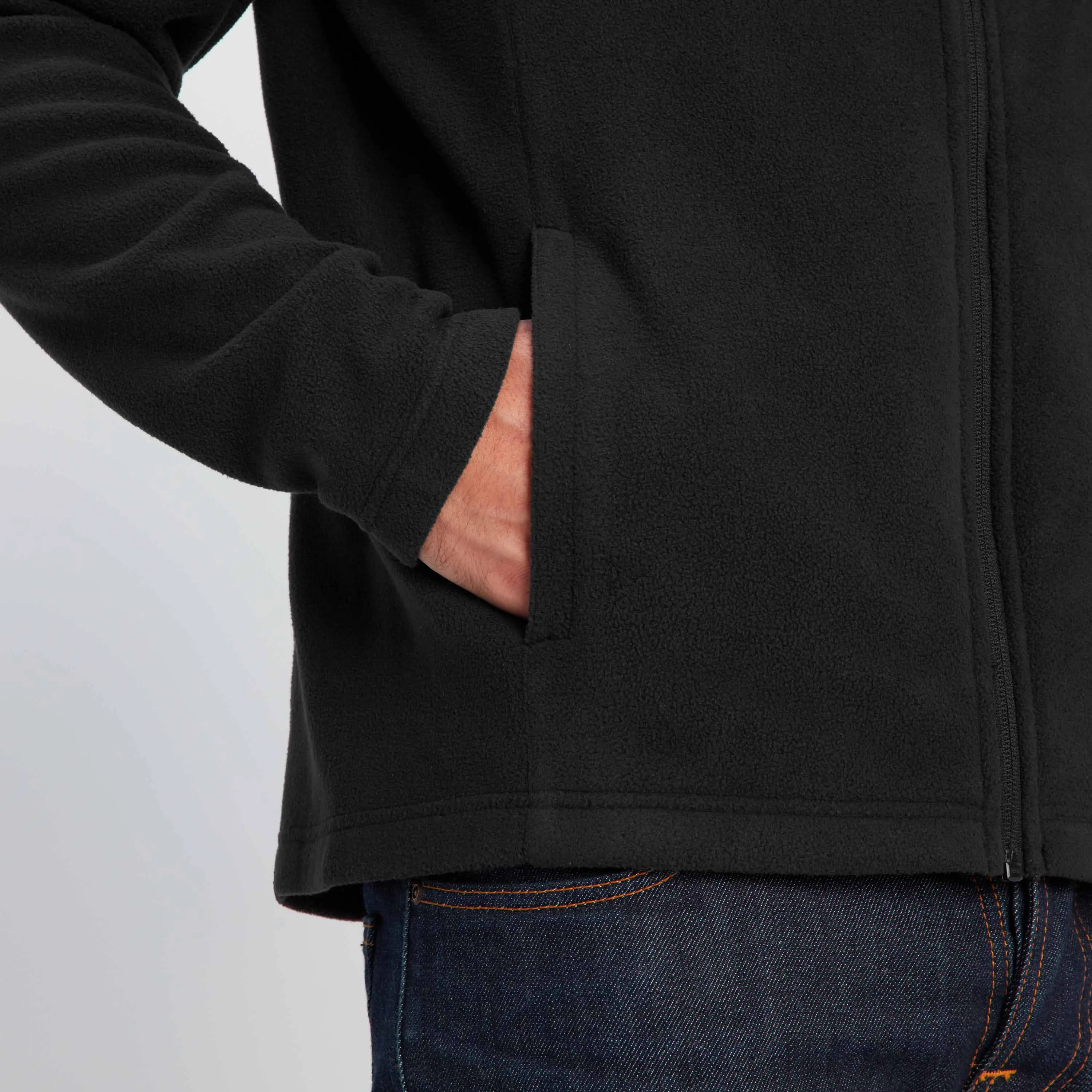 Revive Mens Fleece Jacket - Black