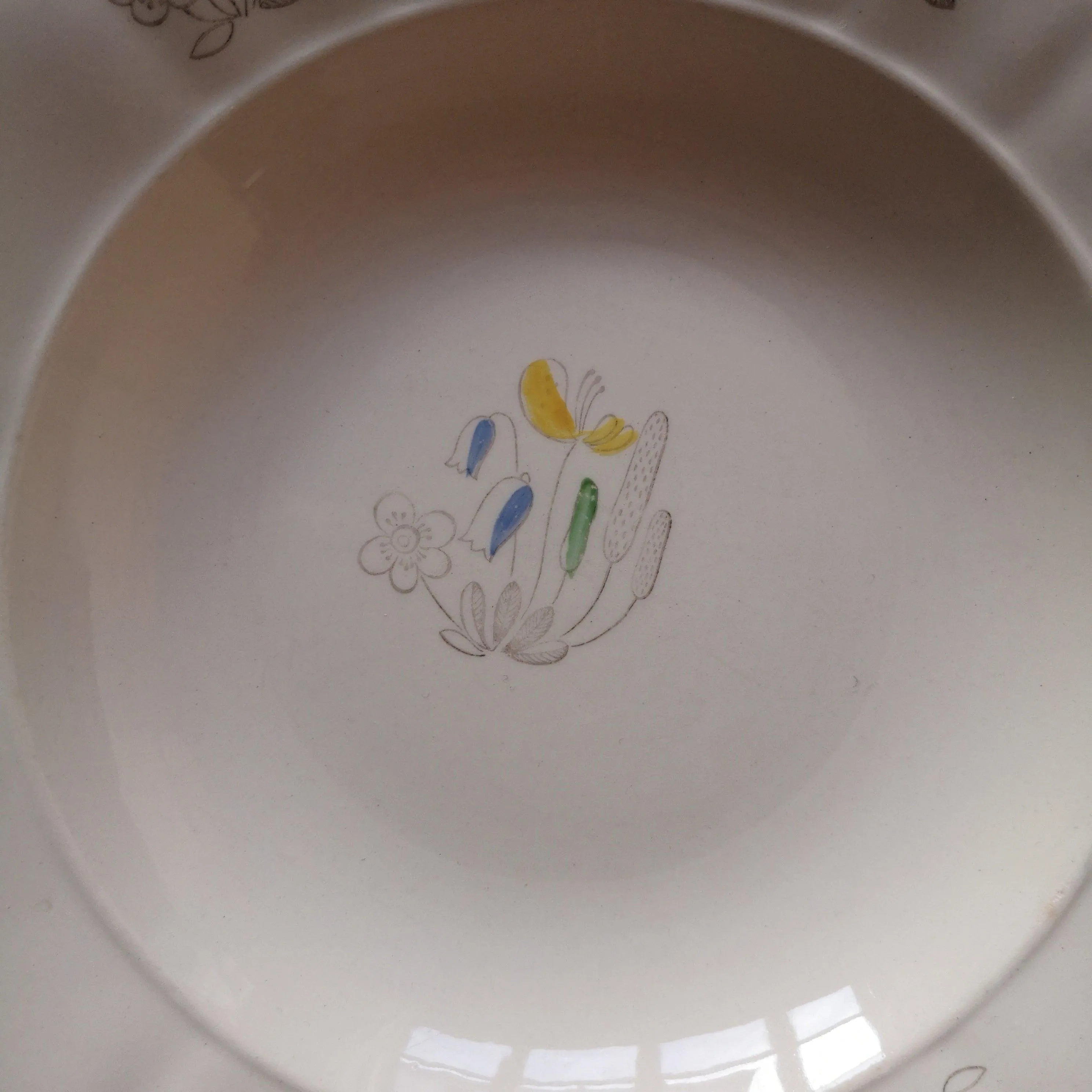 Rrstrand | Vintage plate ロールストランド Blomster ヴィンテージ深皿6