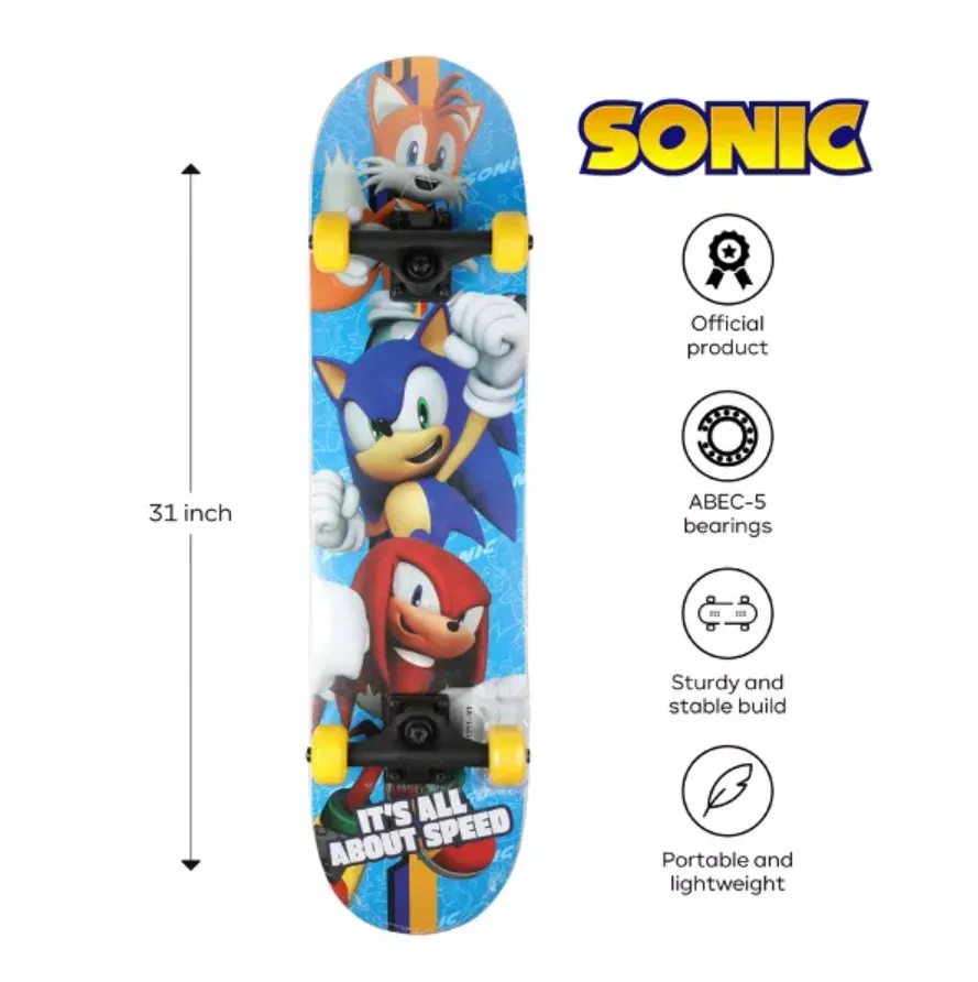 Sakar Sonic 31 Popsicle Skateboard