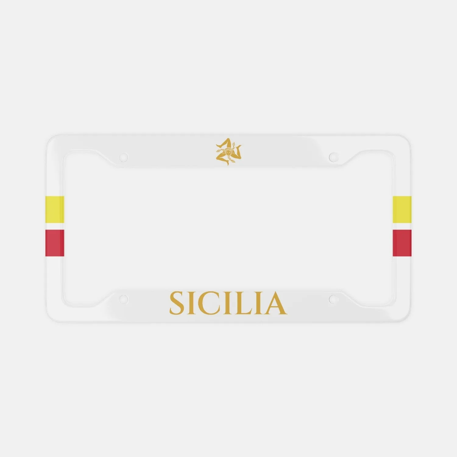 Sicily - License Plate Frame