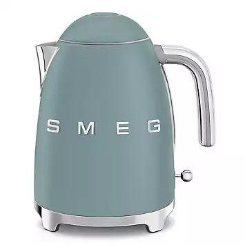 SMEG 300W 1.7L 50’s Style Jug Kettle KLF03EGMUK - Matte Emerald Green | Kaleidoscope