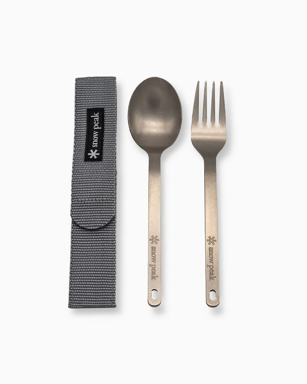 Snow Peak Titanium Fork and Spoon Set