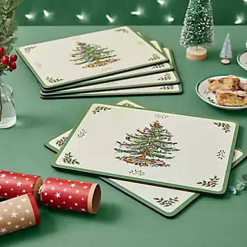 Spode Christmas Tree Placemats | Kaleidoscope