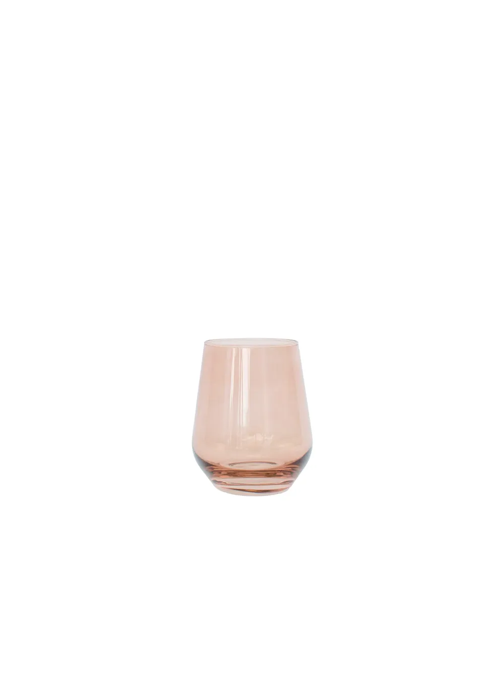 Stemless Wine Glass in Rust- Box of 6