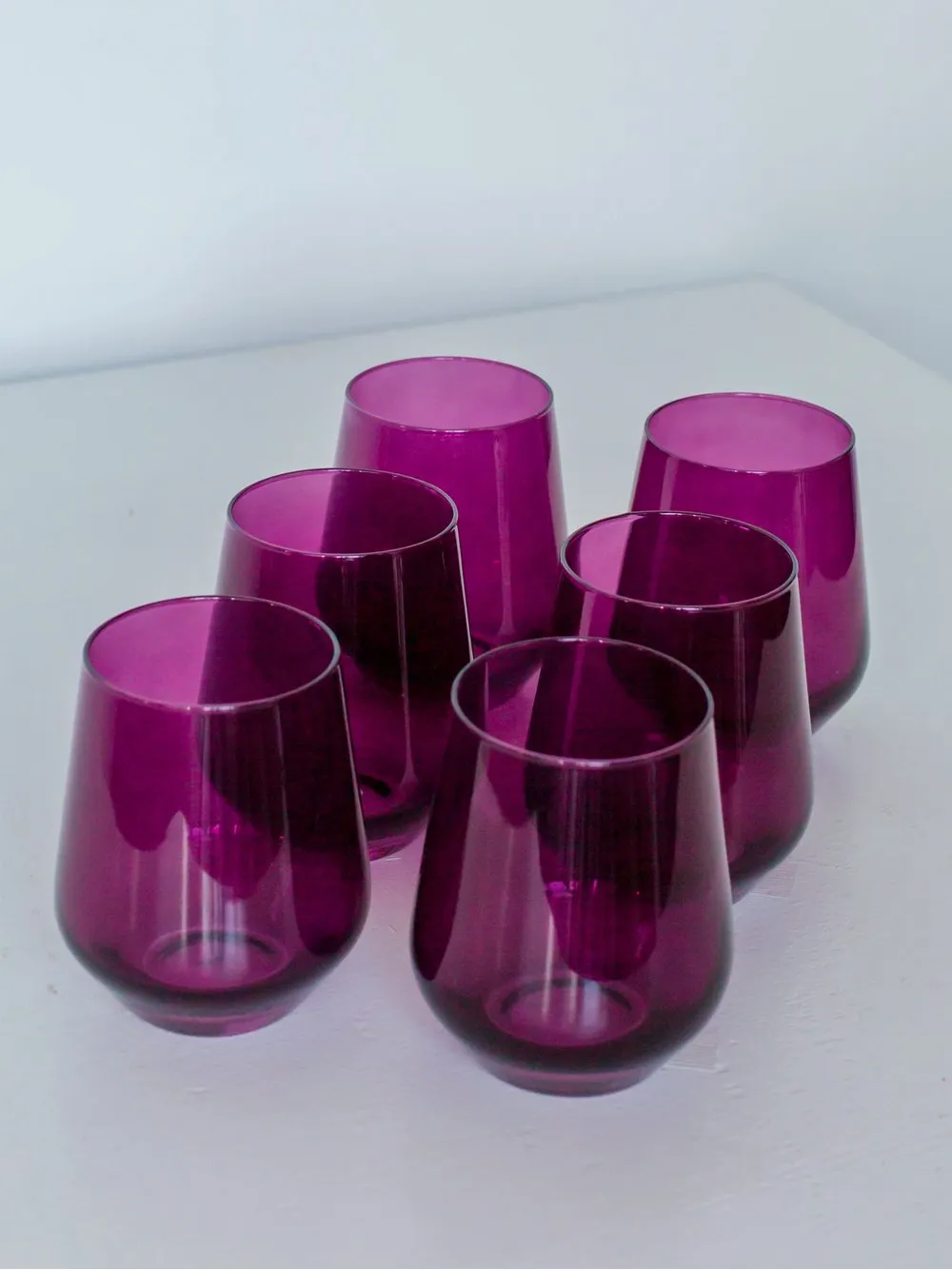 Stemless Wine Glass, Set of 6