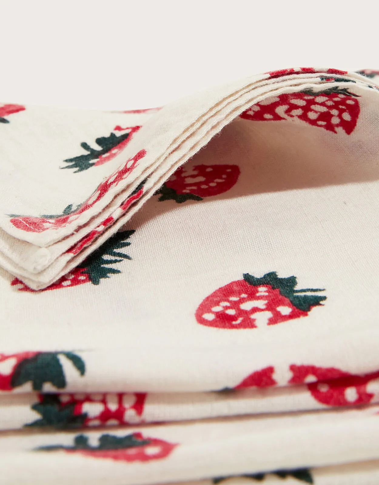 Strawberry Napkins Set of Two