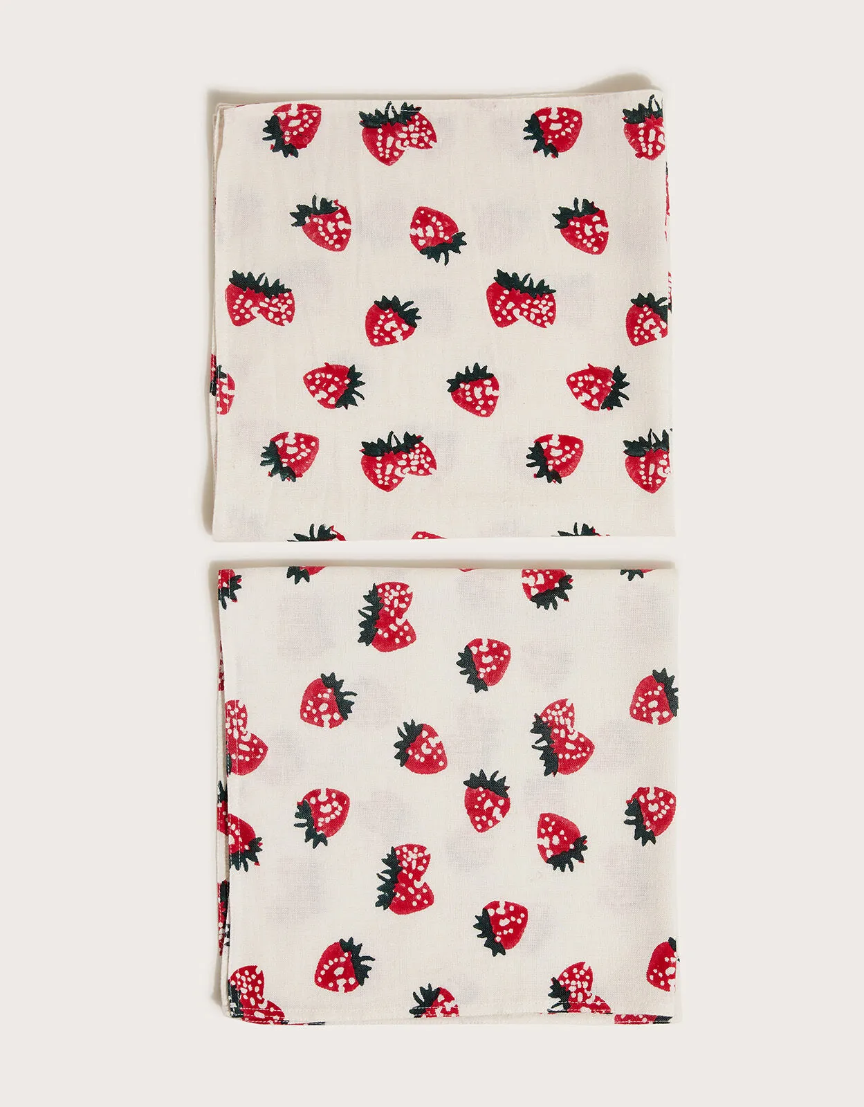 Strawberry Napkins Set of Two