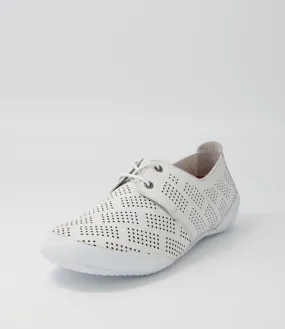 SUPERSOFT Remissent White Leather Sneakers