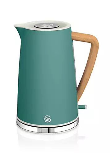 Swan SK14610GREN Nordic 1.7L Jug Kettle - Matte Pine Green | Kaleidoscope