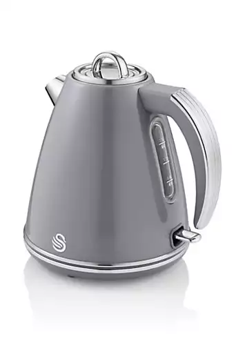 Swan SK19020GRN Retro 1.5L Jug Kettle - Grey | Kaleidoscope