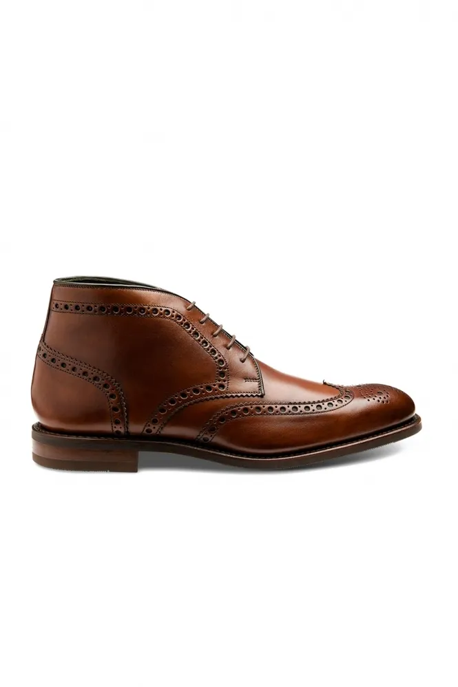 Sywell Hand Painted Brogue Boot Cedar