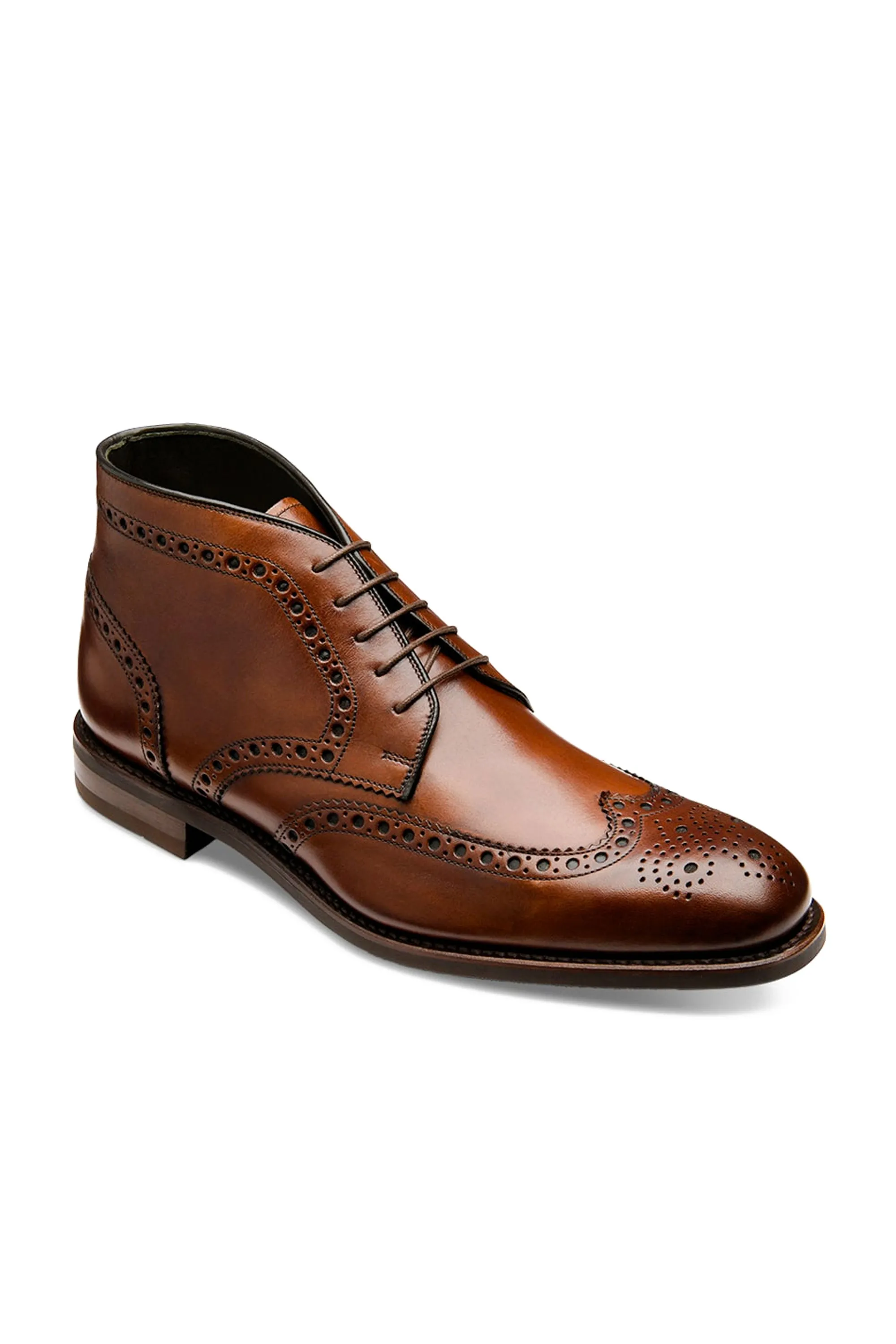 Sywell Hand Painted Brogue Boot Cedar