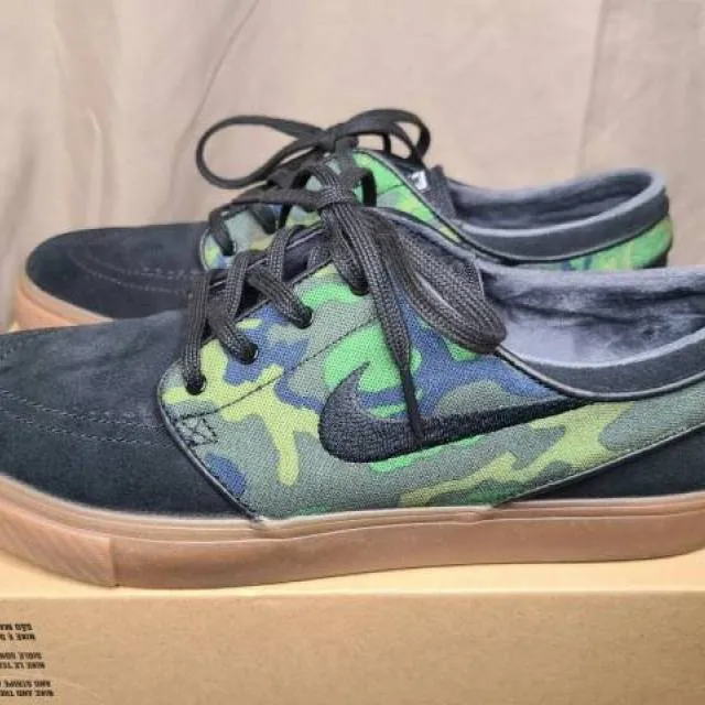 Sz 10 Nike Zoom Stefan Janoski Retro Air Camo Gum Skateb...