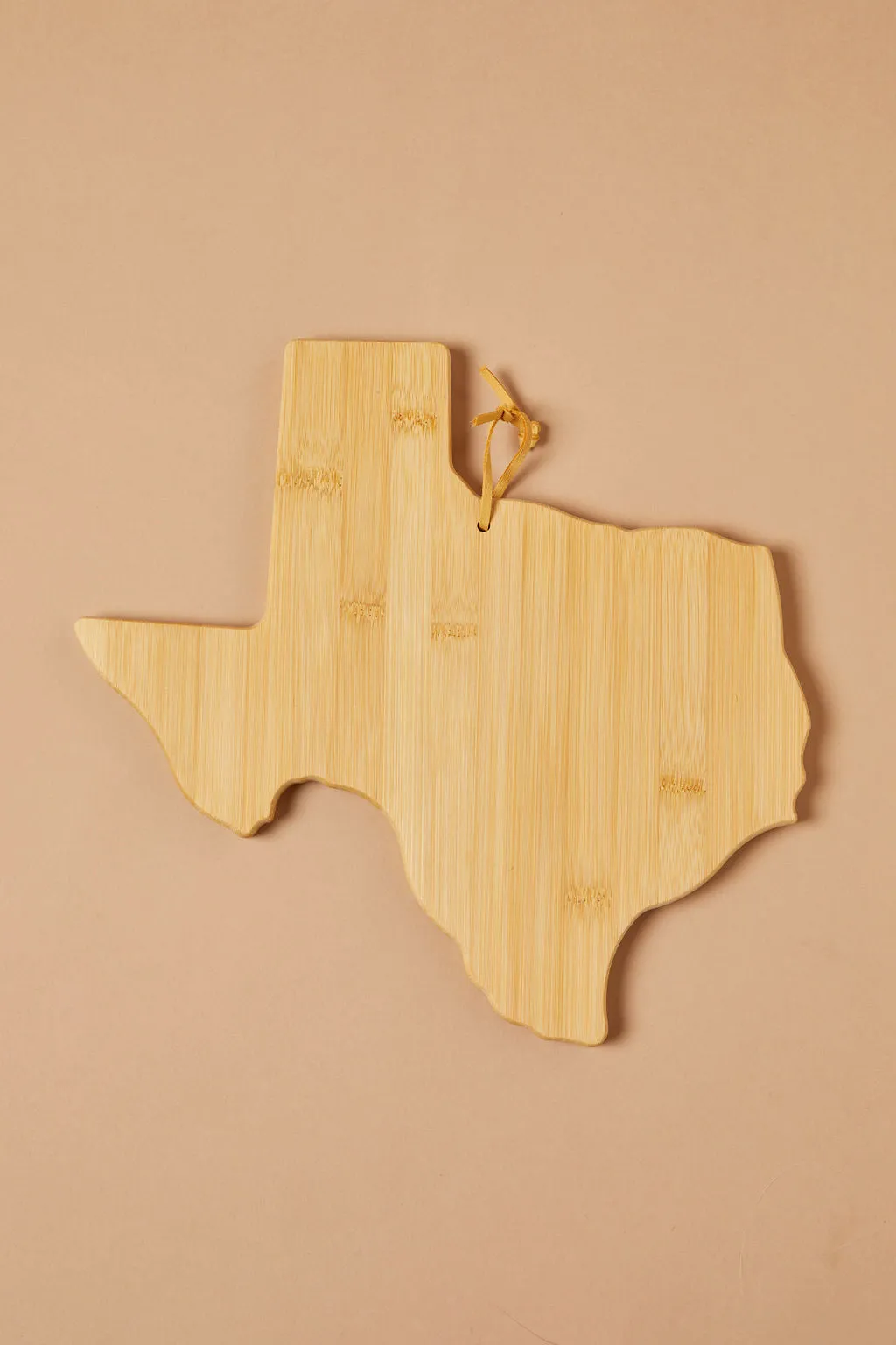 Texas State Shaped Bamboo Serving and Cutting Board