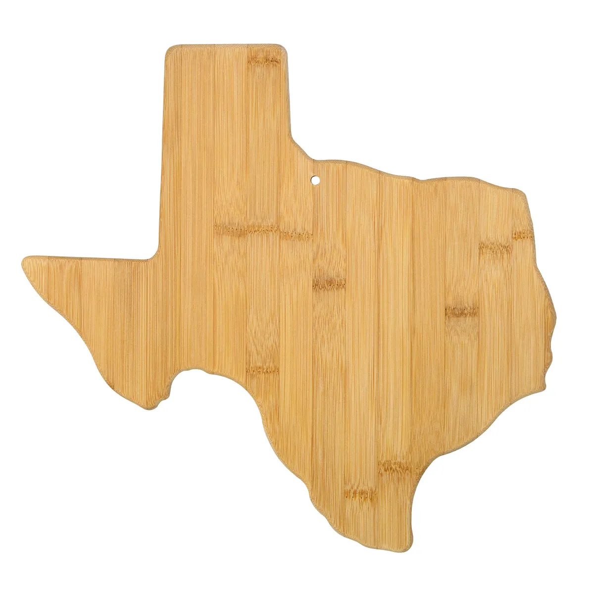 Texas State Shaped Bamboo Serving and Cutting Board