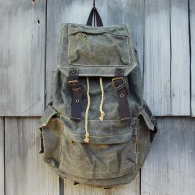 The Dakota Rugged Backpack in Sage