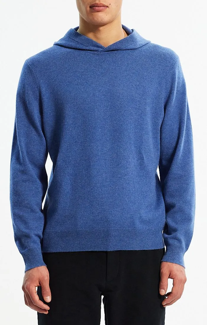 Theory Men's    Cashmere Hilles Hoodie Indigo MelangeTheory