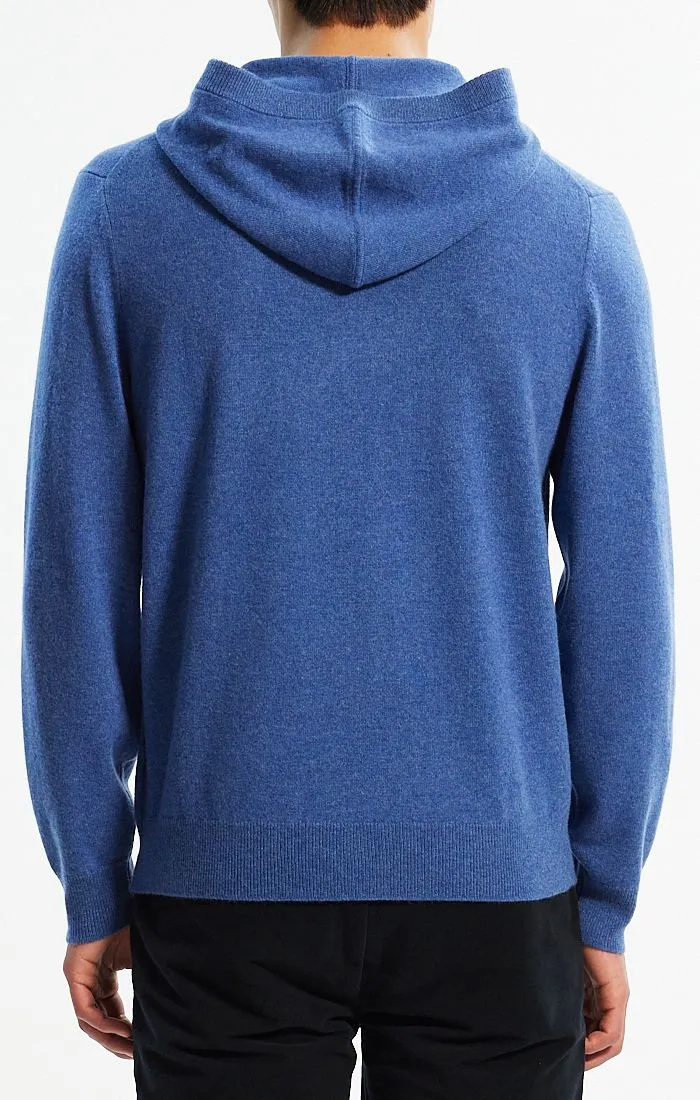 Theory Men's    Cashmere Hilles Hoodie Indigo MelangeTheory