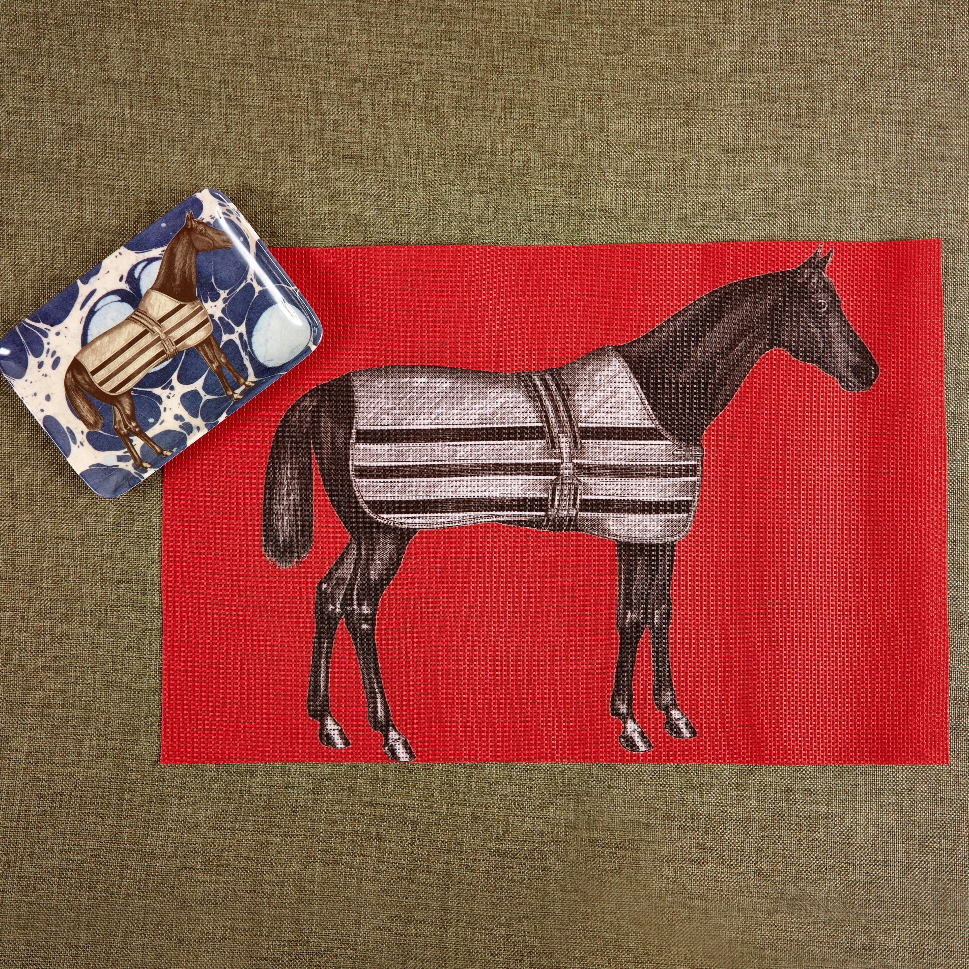 THOMASPAUL - EQUESTRIAN PLACEMATS SET OF FOUR