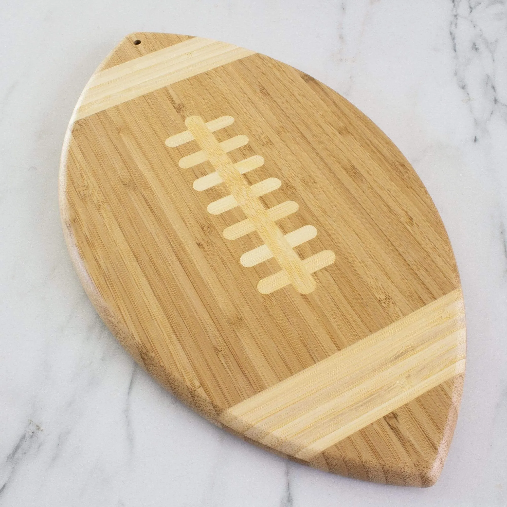 Totally Bamboo Football Shaped Serving and Cutting Board