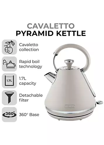 Tower Cavaletto 1.7L Pyramid Kettle 3000W T10044MSH - Latte | Kaleidoscope