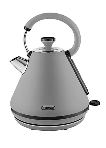 Tower T10079GRY Sera Pyramid 1.7L Kettle - Grey | Kaleidoscope