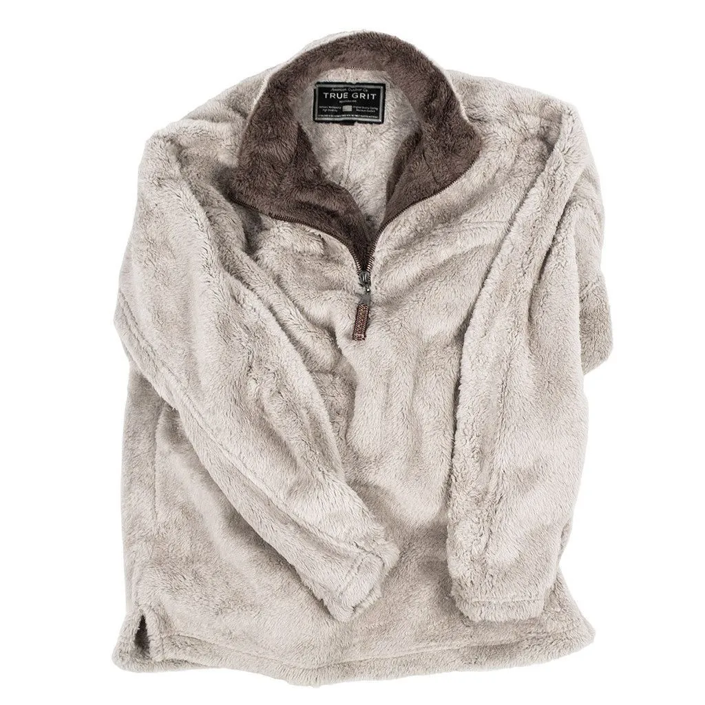 True Grit Double Plush Pullover- Oatmeal