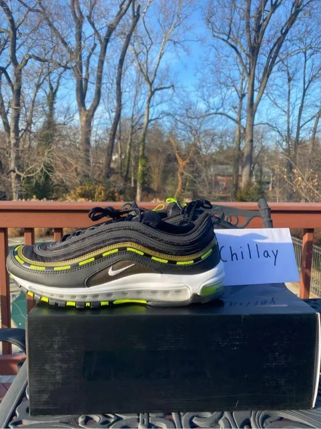 Undefeated x Nike Air Max 97 Black Volt