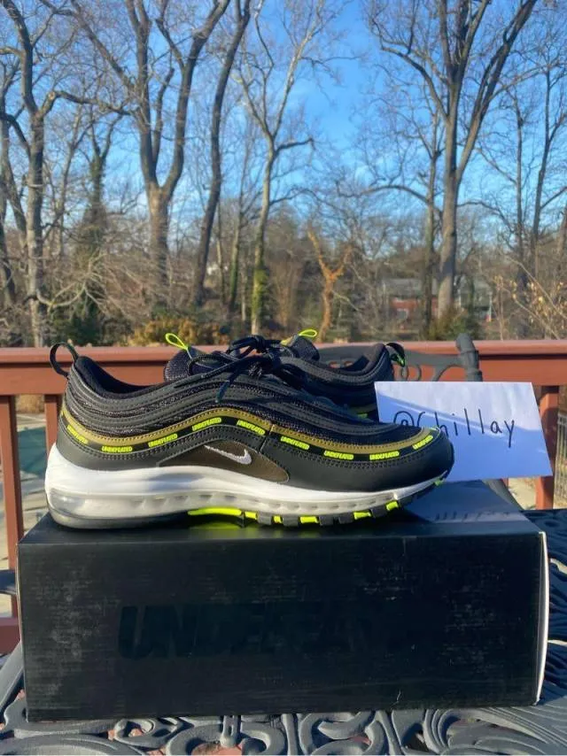 Undefeated x Nike Air Max 97 Black Volt