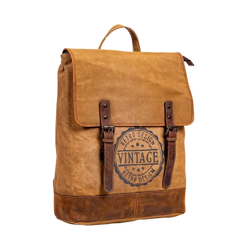 Water Stop Vintage Backpack Bag