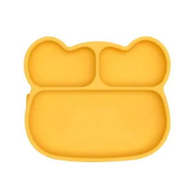 We Might Be Tiny Bear Stickie Plate - Yellow