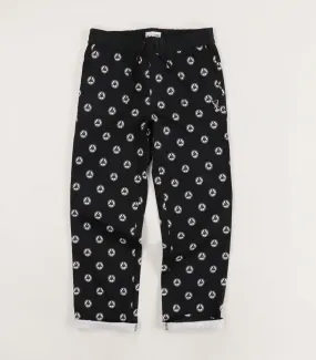 Welcome Skateboards - Tali-Dot Elastic Pant - Black/White