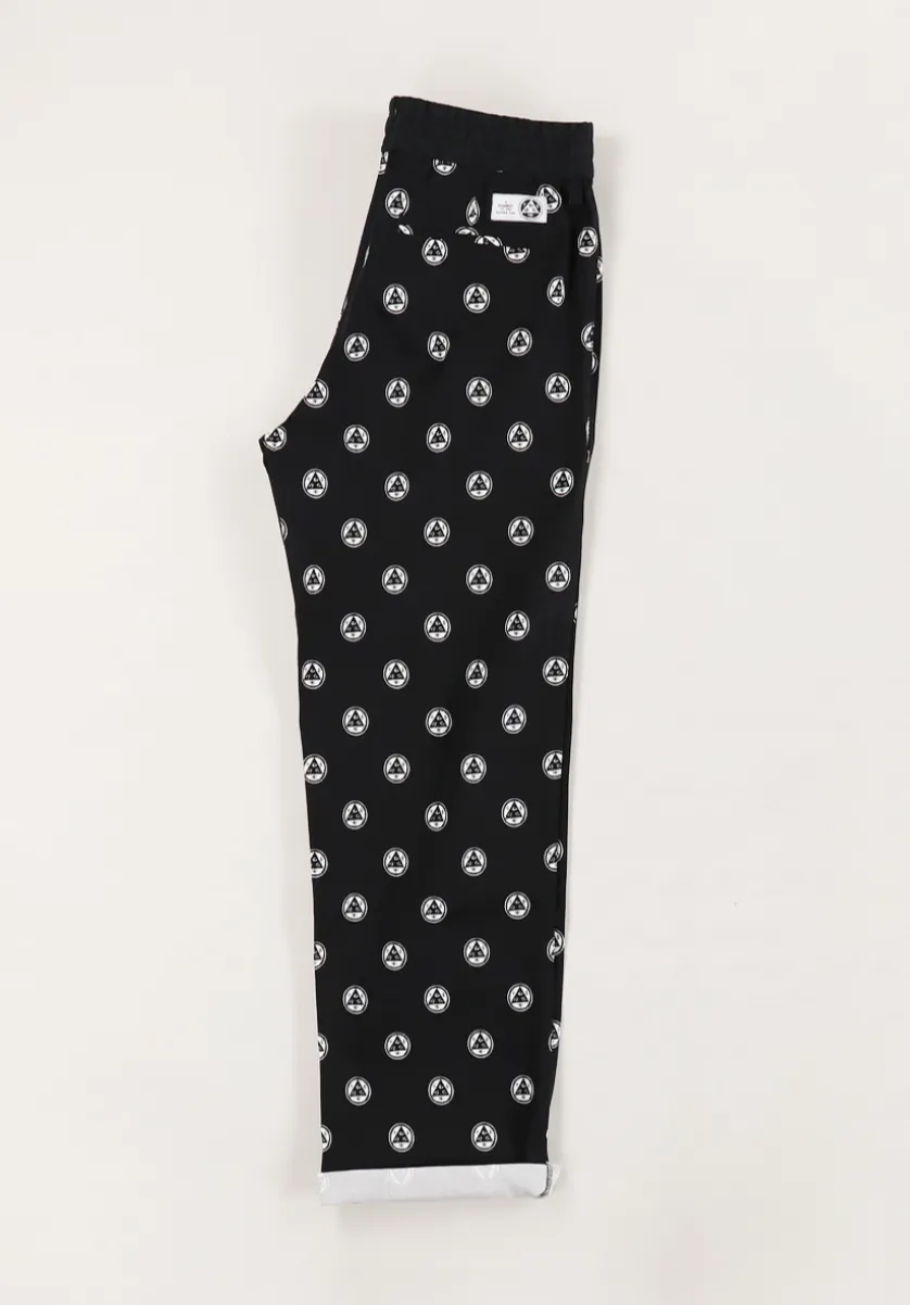 Welcome Skateboards - Tali-Dot Elastic Pant - Black/White