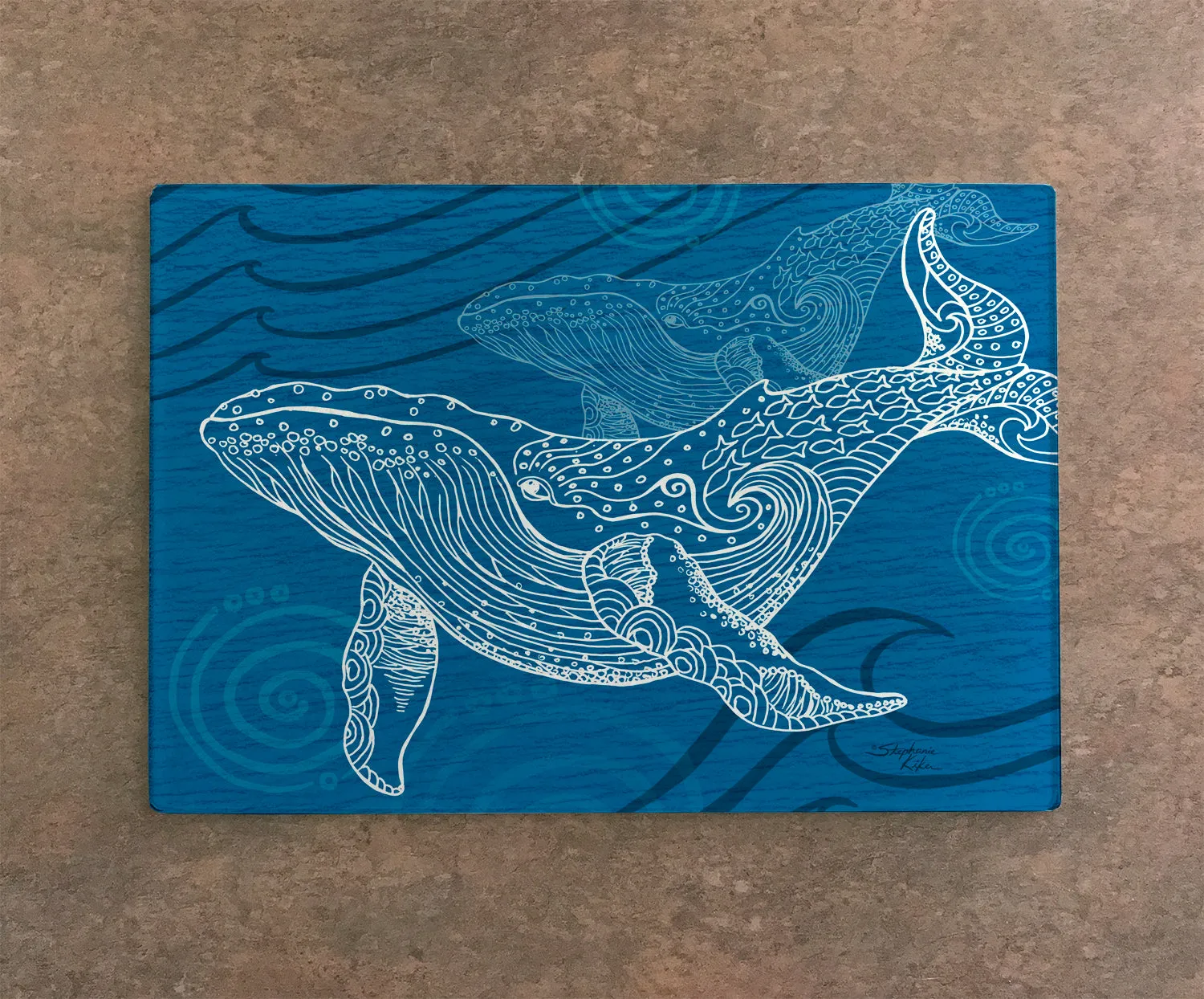 Whale One Color Cutting Board