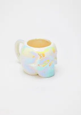 White Aura Skull Mug-