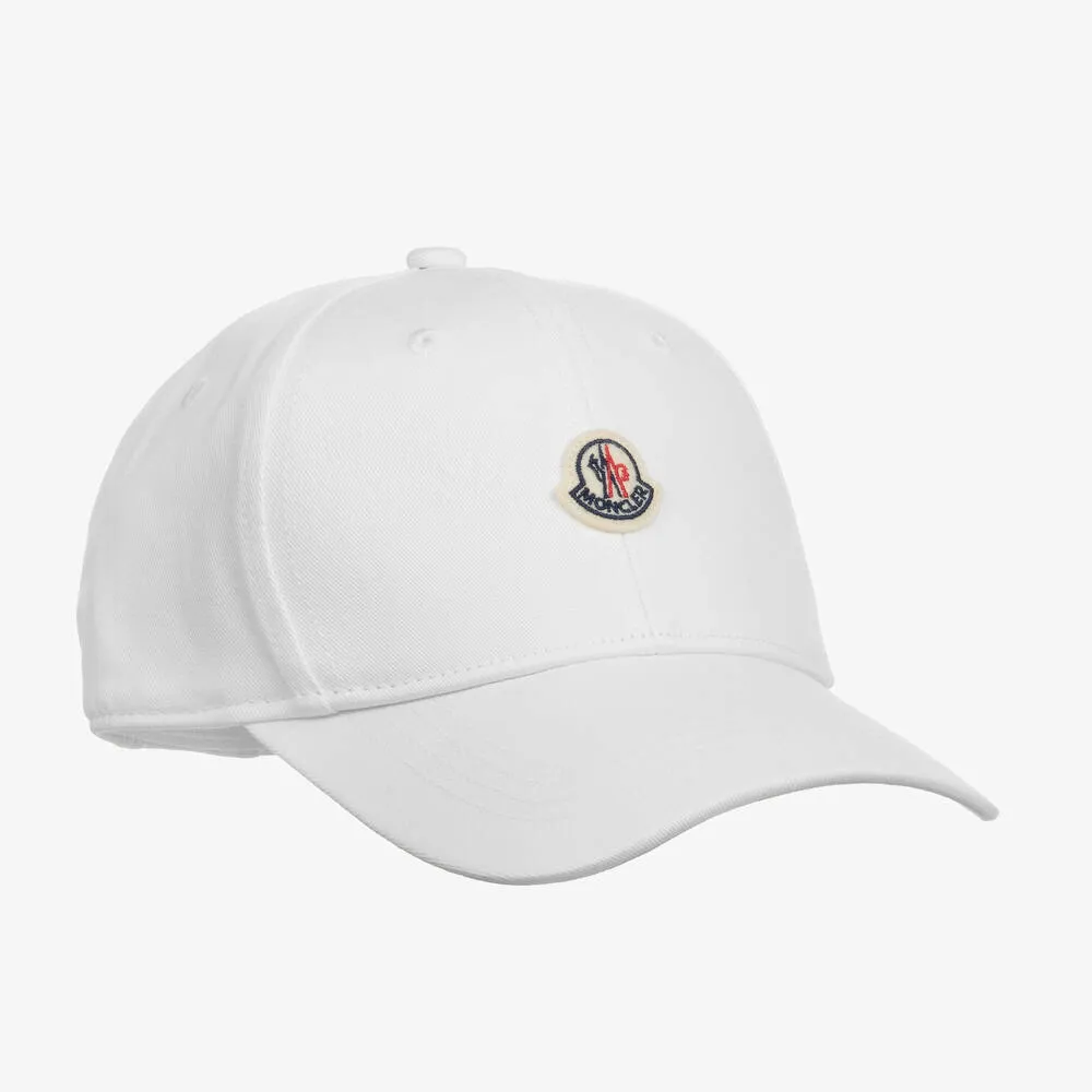 White Cotton Baseball Cap