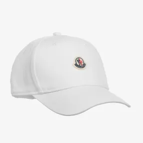 White Cotton Baseball Cap