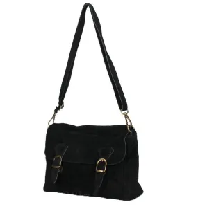 Women's black leather bag marcella