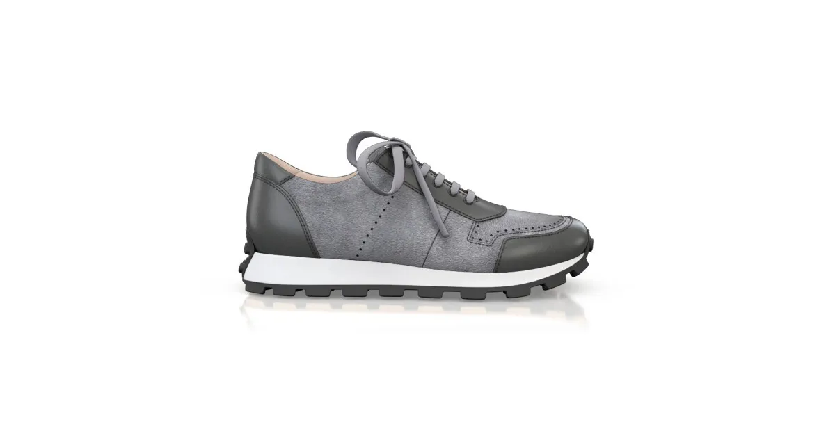 Women's Leather Running Sneakers 56545