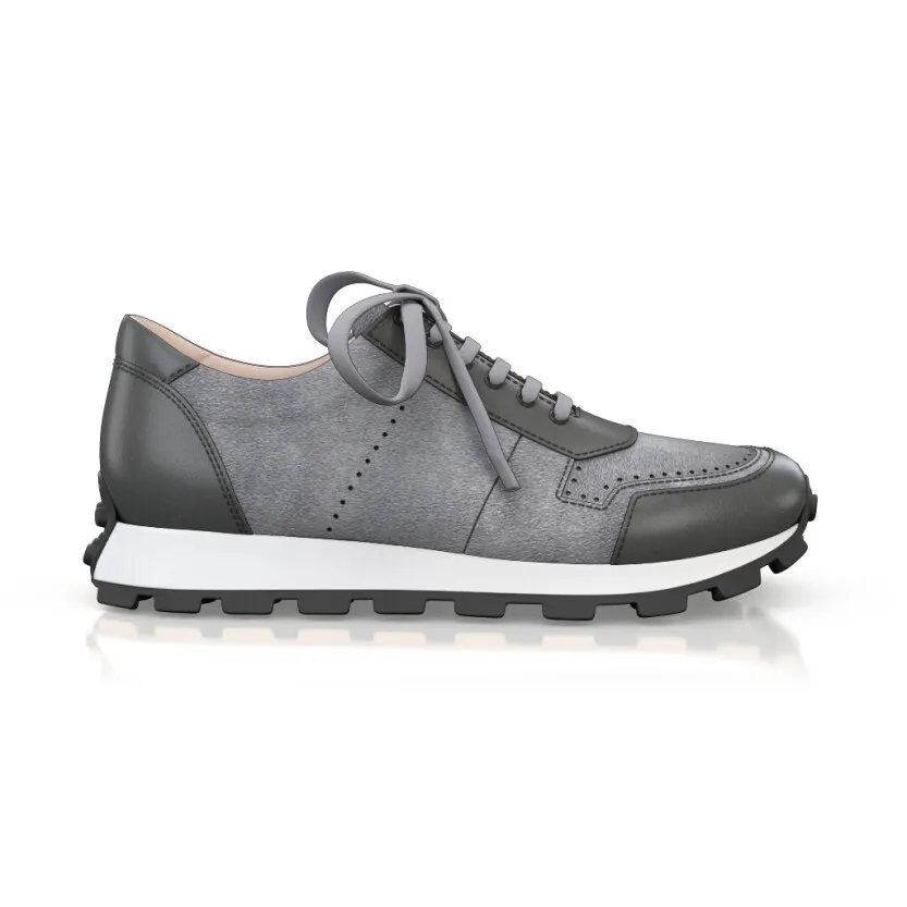 Women's Leather Running Sneakers 56545