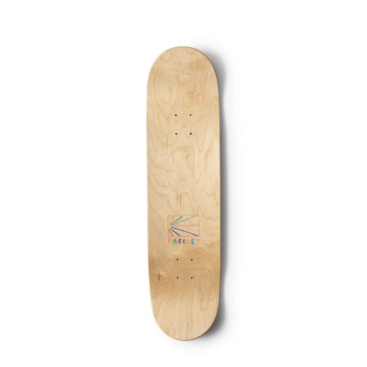 WOOD WORLDPEACE SKATEBOARD 8.375 Purple