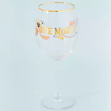 Yvonne Ellen Slogan Wine Glass | Kaleidoscope