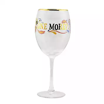 Yvonne Ellen Slogan Wine Glass | Kaleidoscope